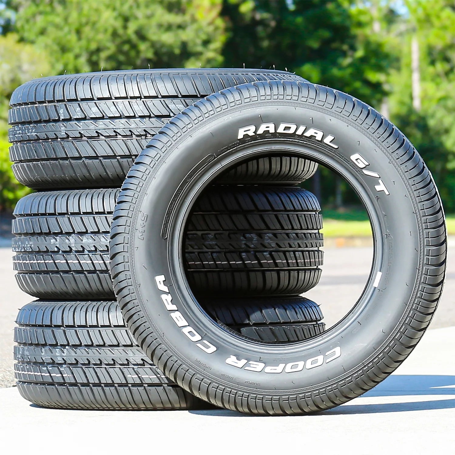 Set of 4 (FOUR)  Cobra Radial G/T 255/60R15 102T A/S All Season Tires Fits: 1980 Chevrolet Corvette Base