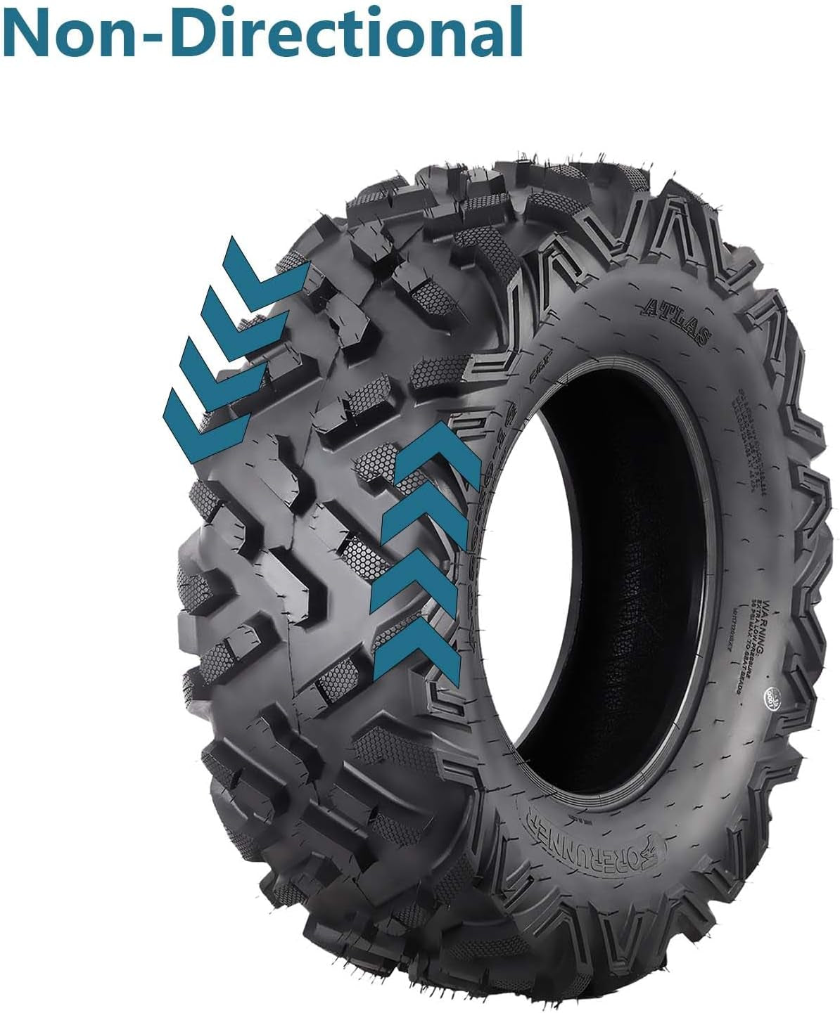 26X9-14 ATV Tire, 6PR, ATV/UTV Tires, All-Terrain Tires, Mud/Trail Tires, Set of 2