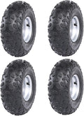 145/70-6 ATV Go Kart Quad Tires and Rims | 4PR Wheels (Set of 4)