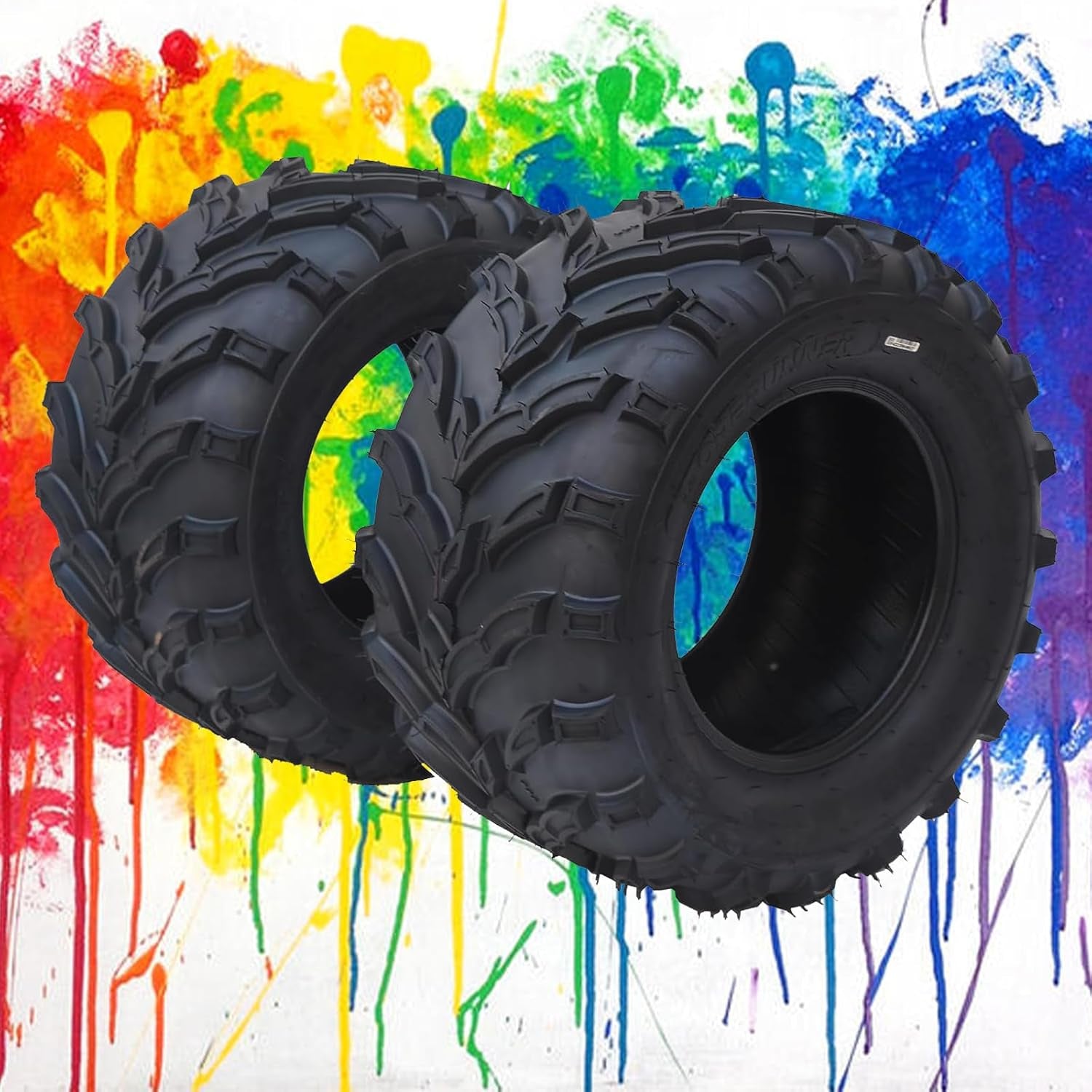 At24X11-10 ATV/UTV Tires - All-Terrain, Off-Road, Mud/Trail Tires, Tubeless
