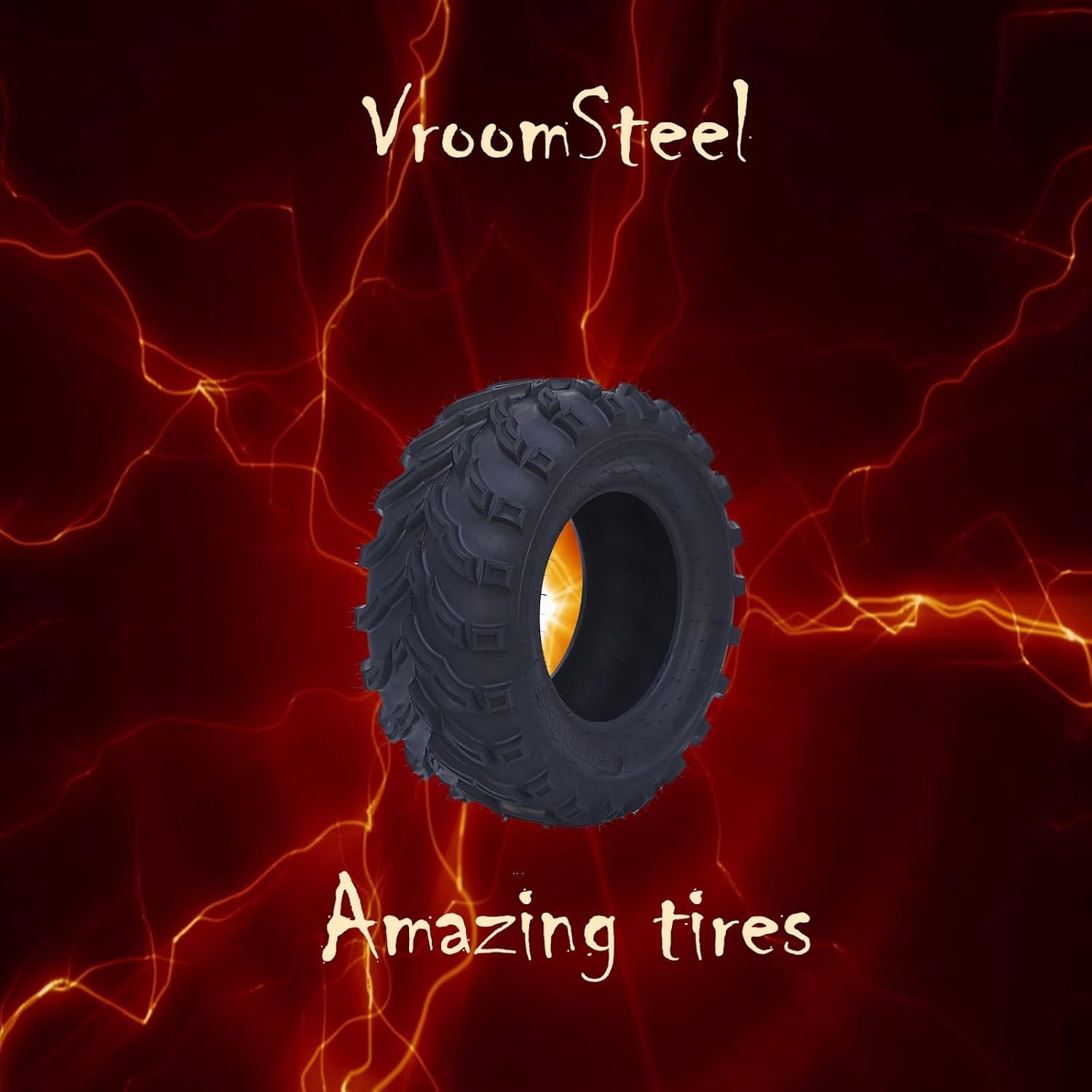 At24X11-10 ATV/UTV Tires - All-Terrain, Off-Road, Mud/Trail Tires, Tubeless