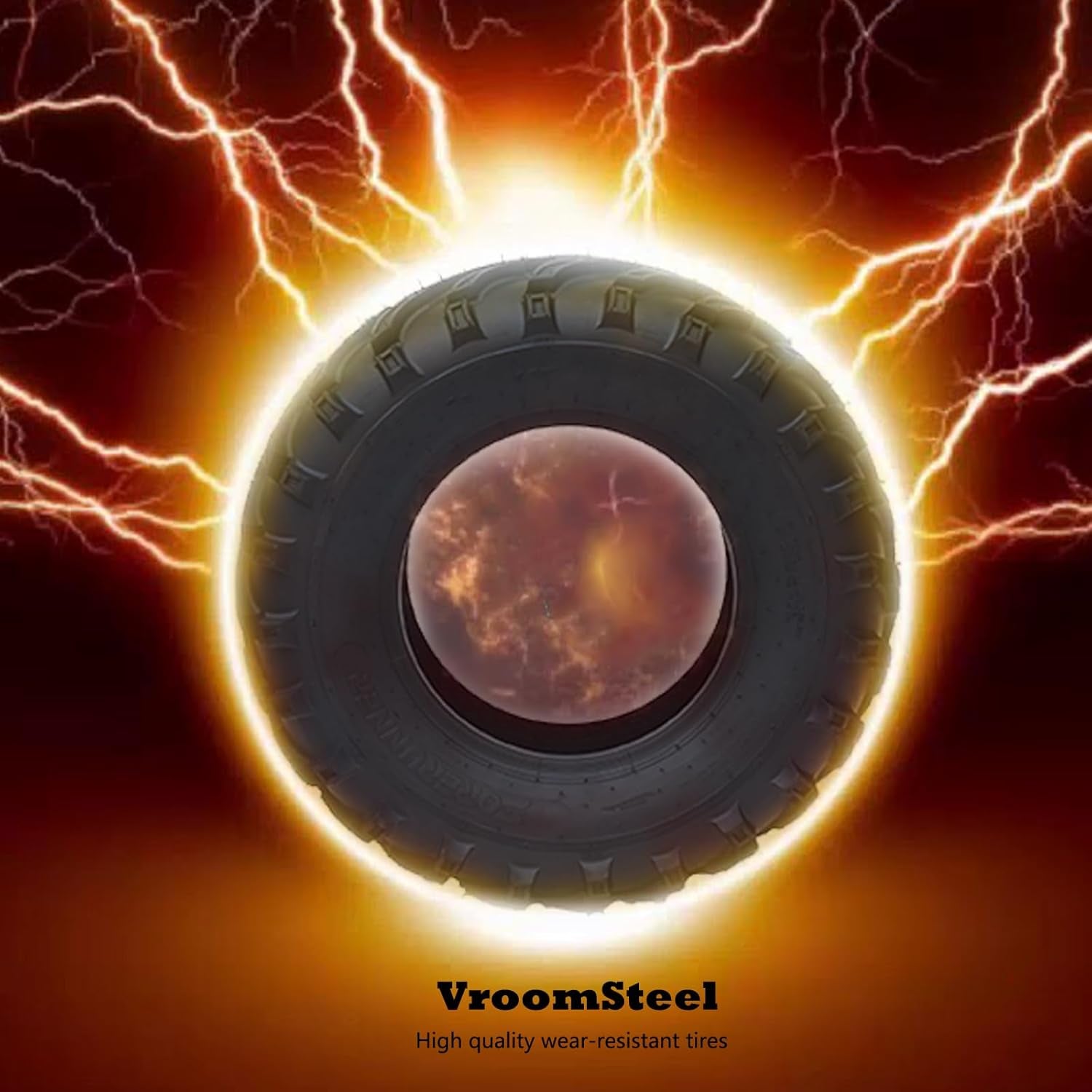 At24X11-10 ATV/UTV Tires - All-Terrain, Off-Road, Mud/Trail Tires, Tubeless