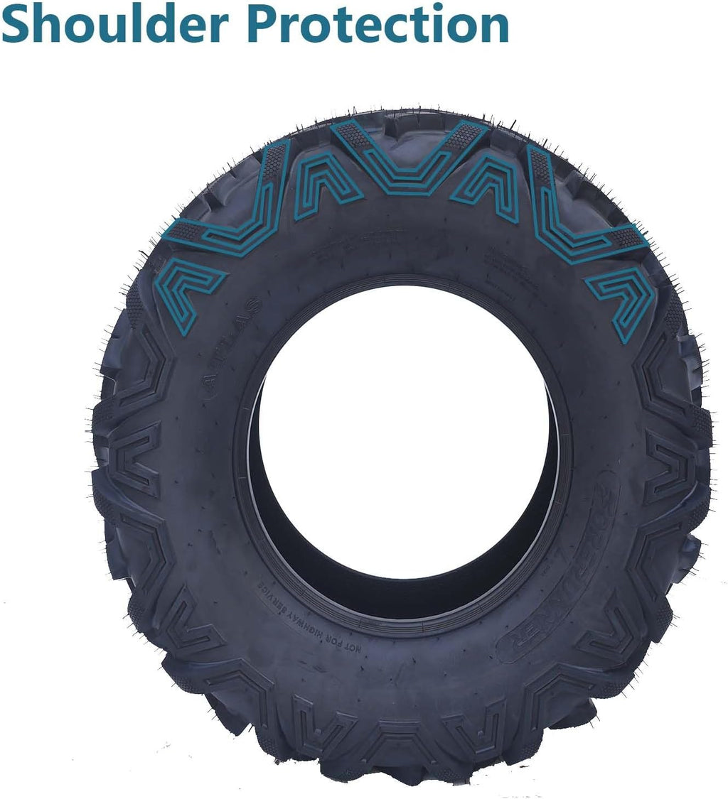 26X9-14 ATV Tire, 6PR, ATV/UTV Tires, All-Terrain Tires, Mud/Trail Tires, Set of 2