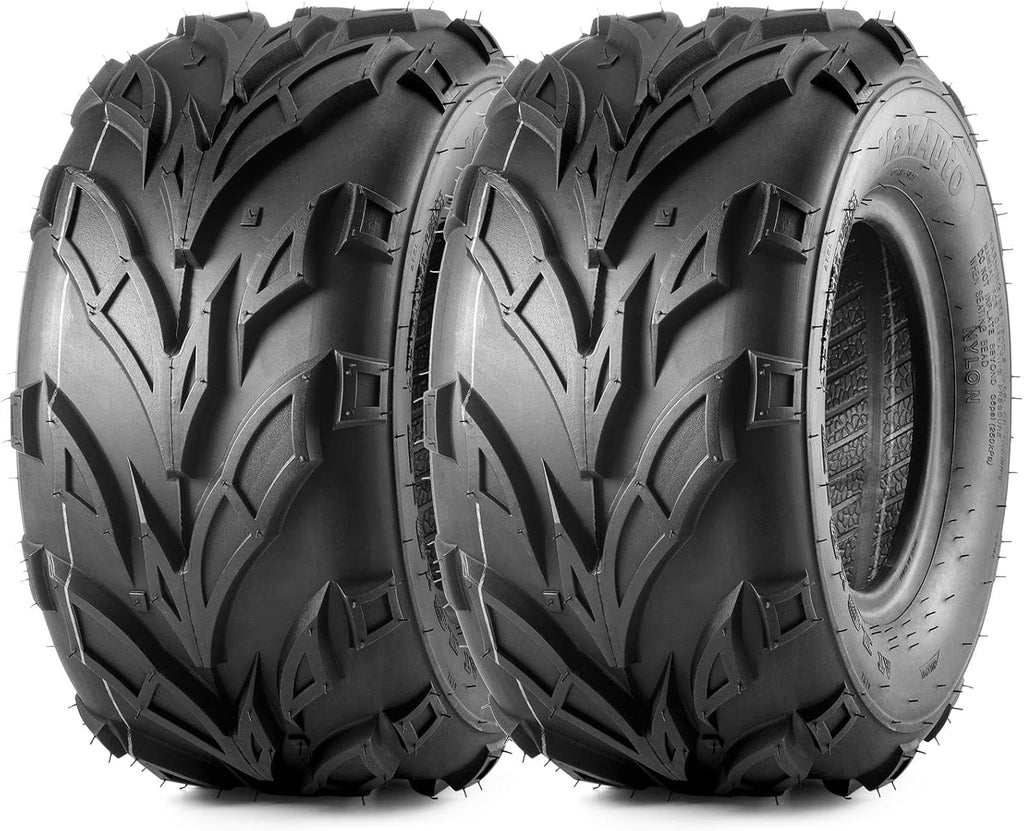 16X8-7 ATV Tires 16X8X7 Go-Kart Quad Tires,6 PR Tubeless All Terrain UTV Tire, 2 Pack