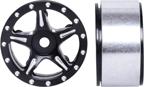 1.0 Beadlock Wheel Rims 1.0" Wheels for 1/24 Axial SCX24 Gladiator Deadbolt Bronco C10 JLU AX24 Upgrades RC Crawler Car
