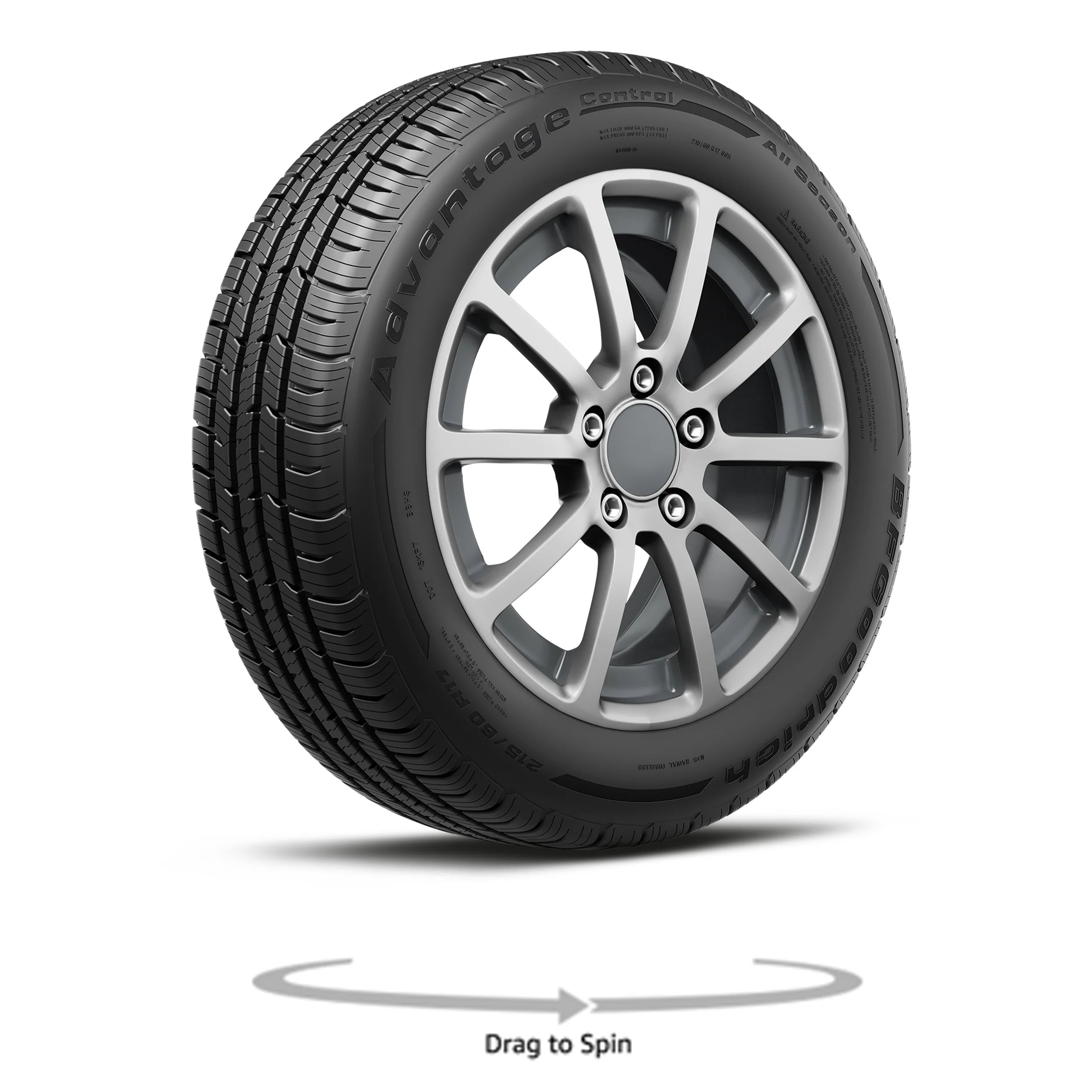 Bfgoodrich Advantage Control All-Season 205/50R17/XL 93V Tire