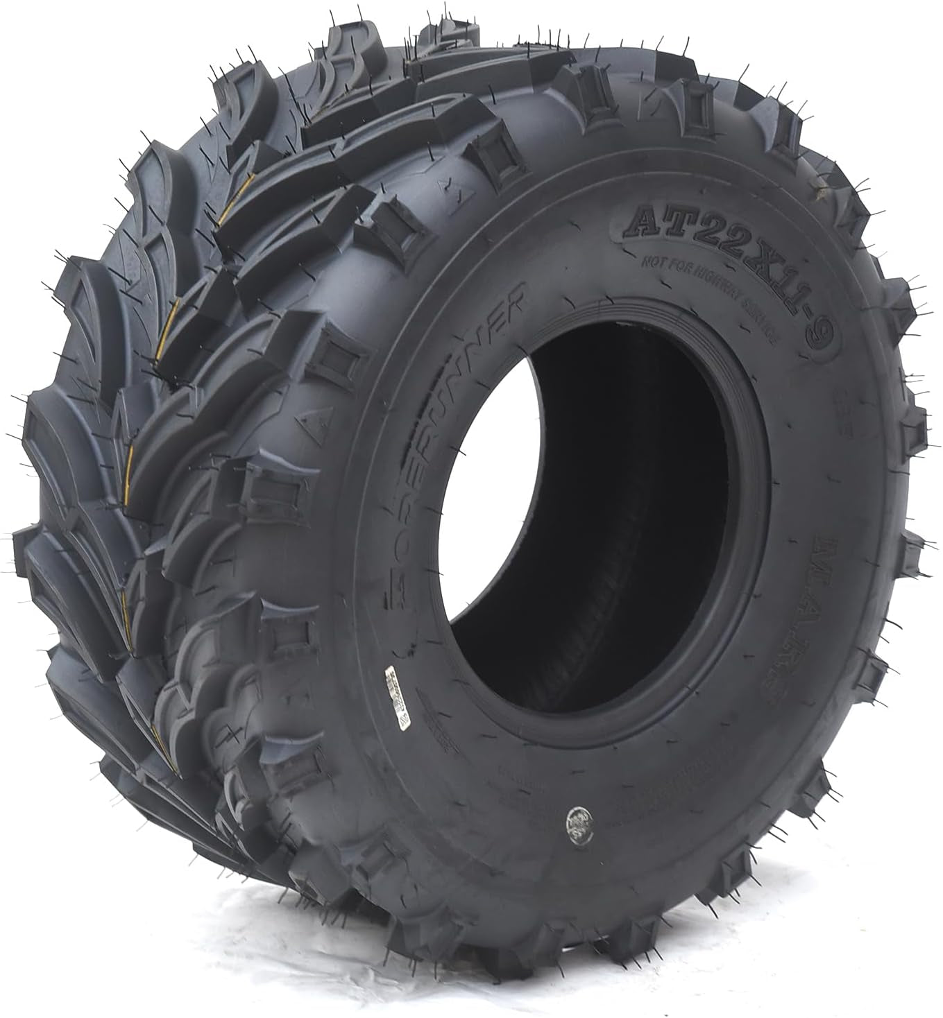22X7-11 ATV Tire - ATV/UTV Tires, All-Terrain Tires, Off-Road Tires, Mud/Trail Tires, Tubeless, Set of 2