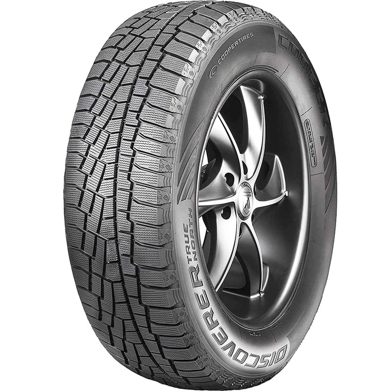 Set of 4 (FOUR)  Discoverer True North 235/55R20 102H (Studless) Snow Winter Tires Fits: 2017-20 Cadillac XT5 Premium Luxury, 2014-17 INFINITI QX60 Hybrid
