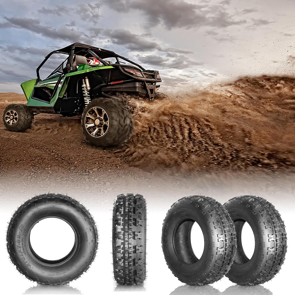 21X7X10 ATV Tires 10'' Tires Sport Trail Front ATV UTV Tires Tubeless 4PR Set of 2